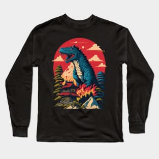 King of The monsters vector illustration design Long Sleeve T-Shirt